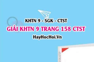Giải KHTN 9 trang 158 Chân trời sáng tạo SGK